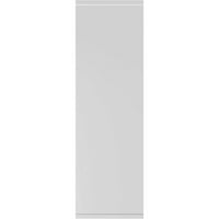 Екена Милуърк 15 в 46 х вярно Фит ПВЦ две равни плоски панелни щори, бели