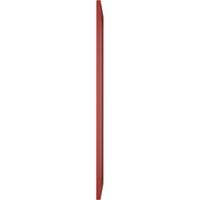 Екена Милуърк 15 в 36 ч вярно Фит ПВЦ един панел Рибена кост модерен стил фиксирани монтажни щори, огън червено